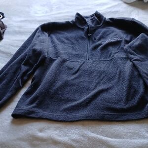 Columbia Black Zip Up Sweater Fleece